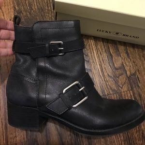 Lucky brand combat boots